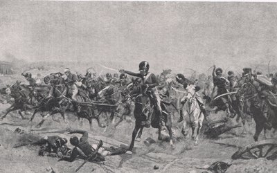 Norman Ramsay bei Fuentes de Onoro, 5. Mai 1811, Illustration aus 